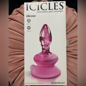 Icicles Pink Glass Massager